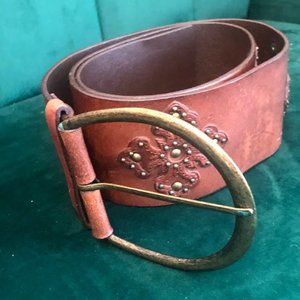 Chunky Brown Express Belt